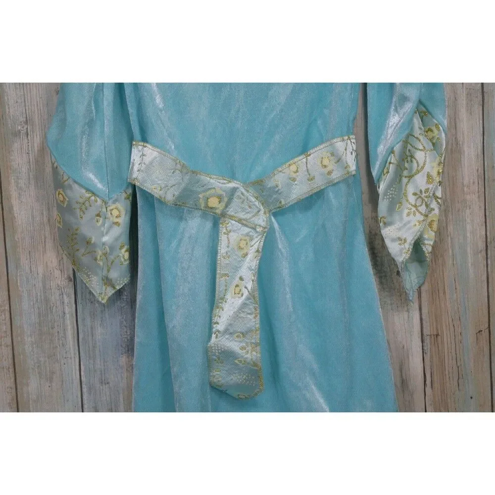 Disney Princess Aurora Maleficent Halloween Costume Size S (4-6x) Blue Dress Up